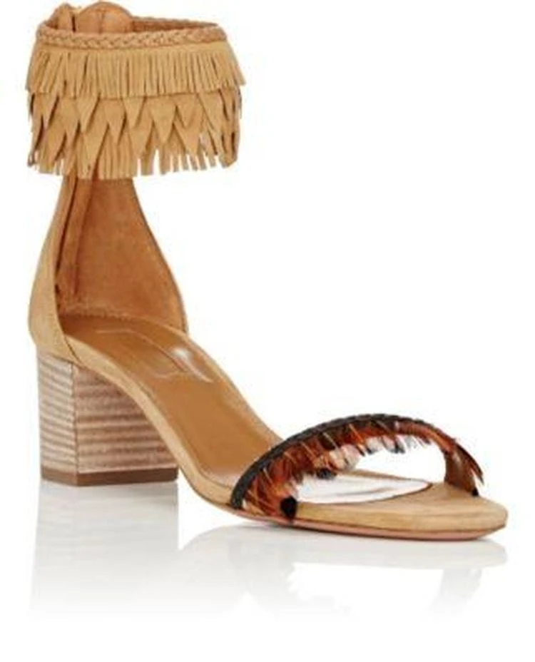 商品Aquazzura|流苏凉鞋,价格¥2250,第2张图片详细描述