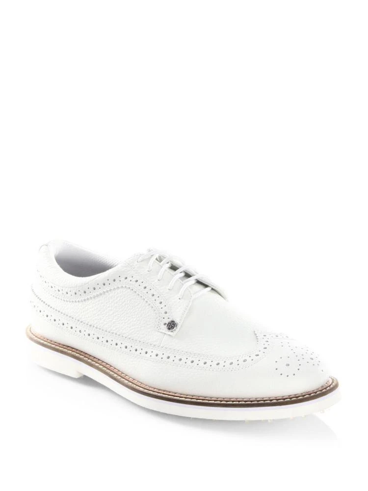 商品G/FORE|Long Wingtip Snow Oxford Leather Shoes,价格¥1687,第1张图片