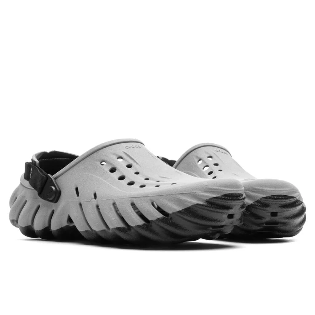 商品Crocs|Echo Reflective Clog - Black/Reflective,价格¥601,第2张图片详细描述