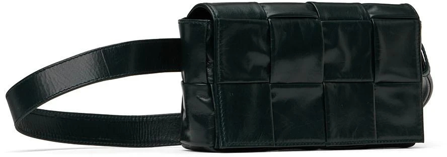 商品Bottega Veneta|黑色迷你 Cassette 腰包,价格¥18584,第2张图片详细描述
