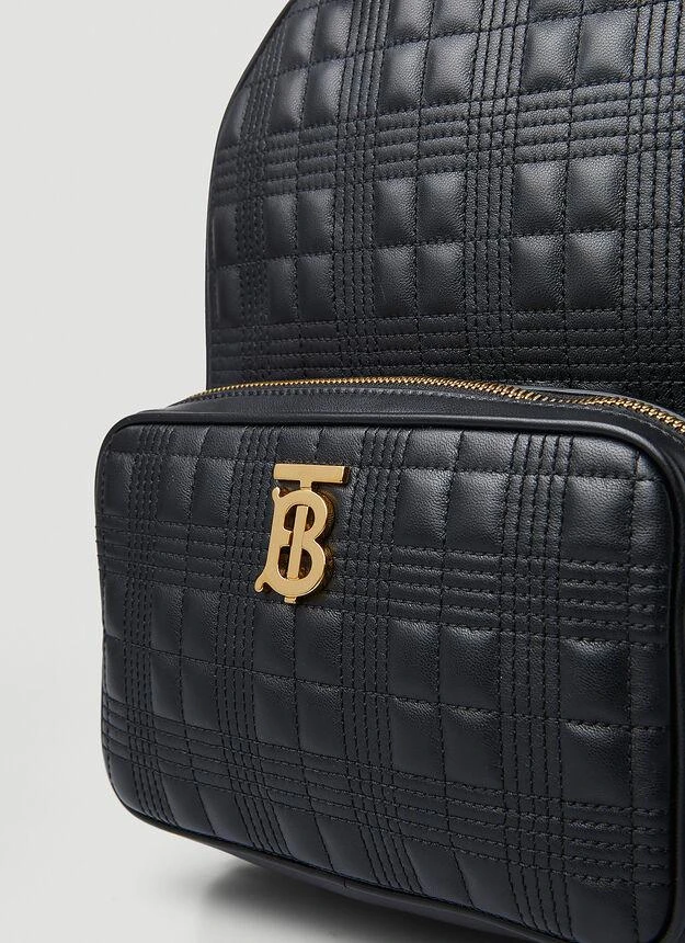 商品Burberry|Quilted TB Monogram Backpack in Black,价格¥15233,第4张图片详细描述