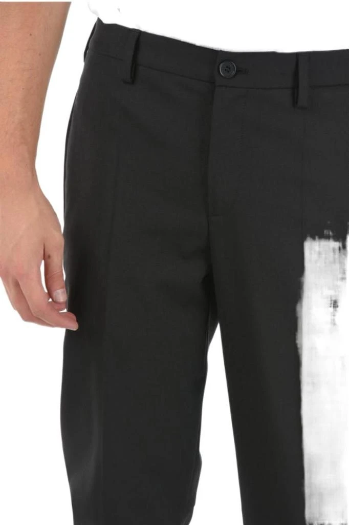 商品Neil Barrett|Neil barrett men's black other materials pants,价格¥2925,第3张图片详细描述