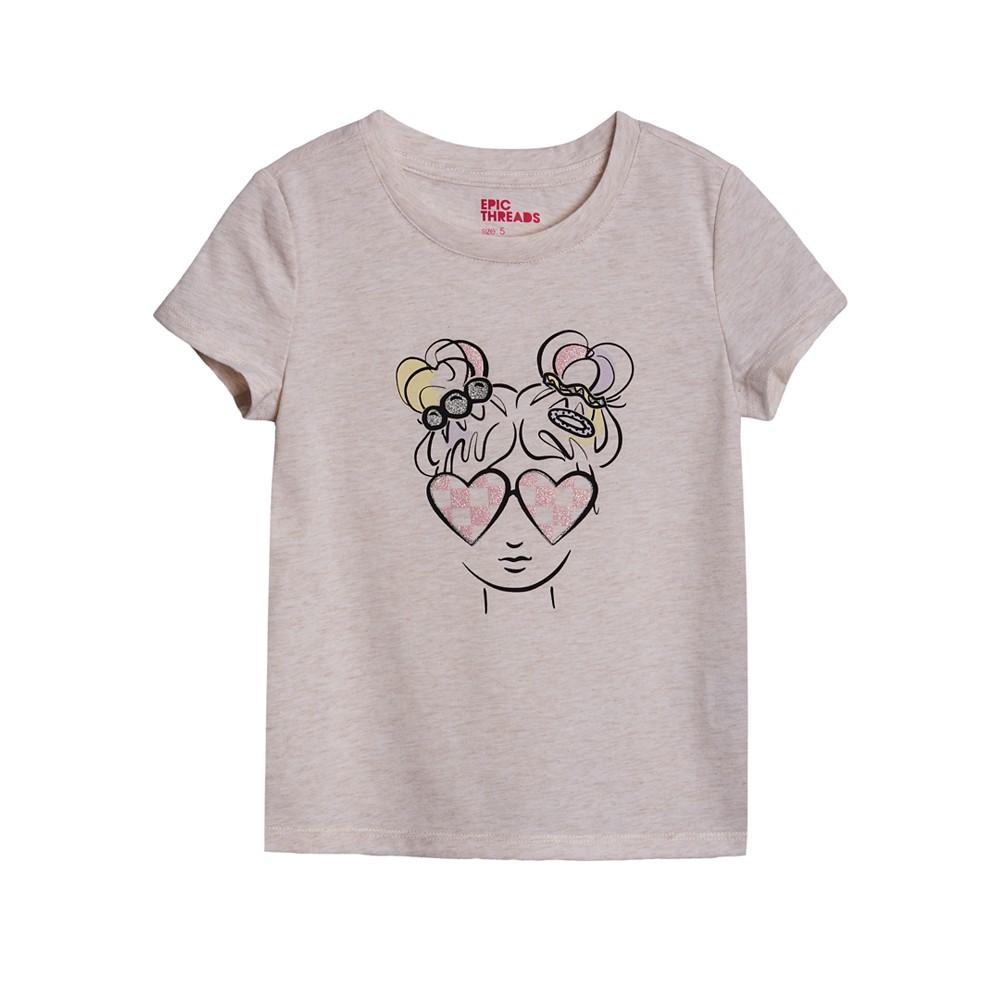 Little Girls Short Sleeve T-shirt, Created For Macy's商品第1张图片规格展示