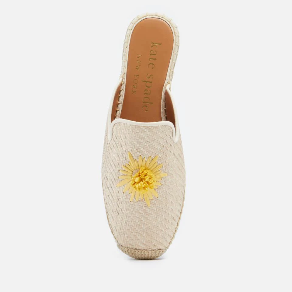 商品Kate Spade|KATE SPADE NEW YORK WOMEN'S SOLERO SUN ESPADRILLES - NATURAL RAFFIA,价格¥291,第3张图片详细描述