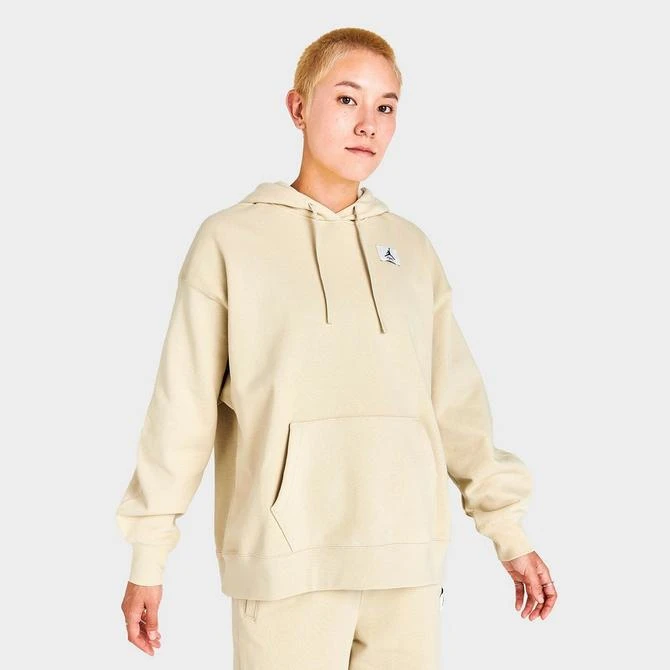 商品Jordan|Women's Jordan Flight Label Fleece Hoodie,价格¥151,第3张图片详细描述