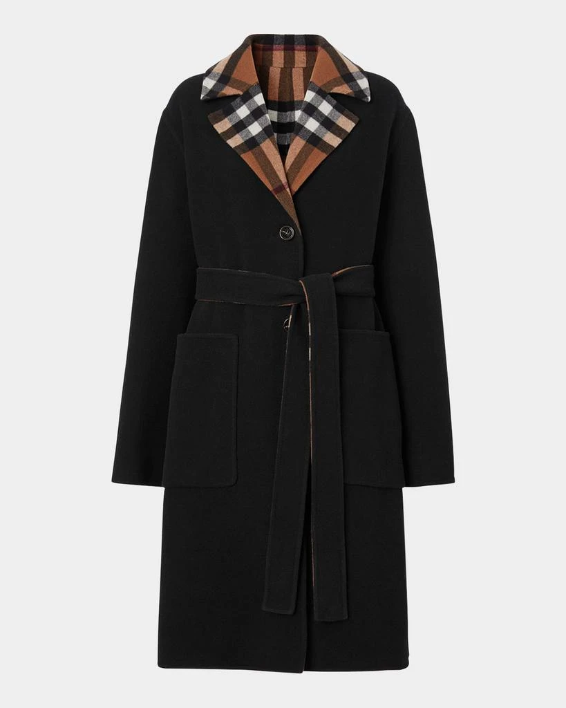 商品Burberry|Dorea Belted Reversible Coat,价格¥27419,第1张图片