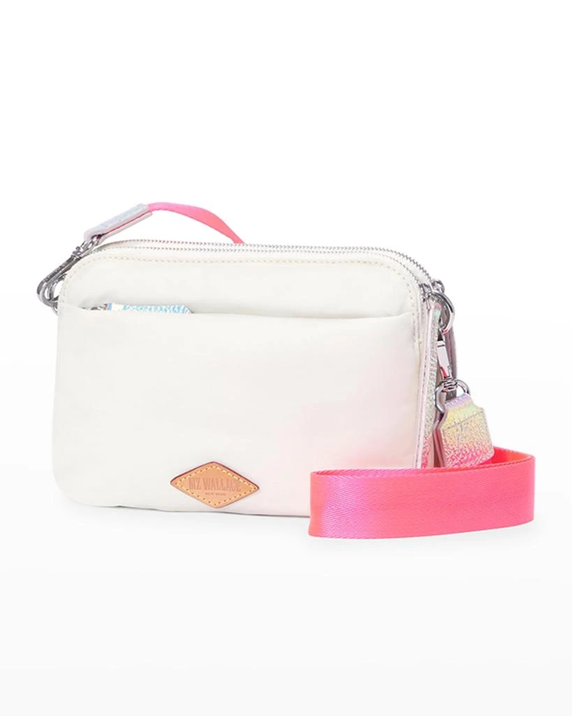 商品MZ Wallace|Bowery Small Iridescent Quilted Crossbody Bag,价格¥1738,第4张图片详细描述