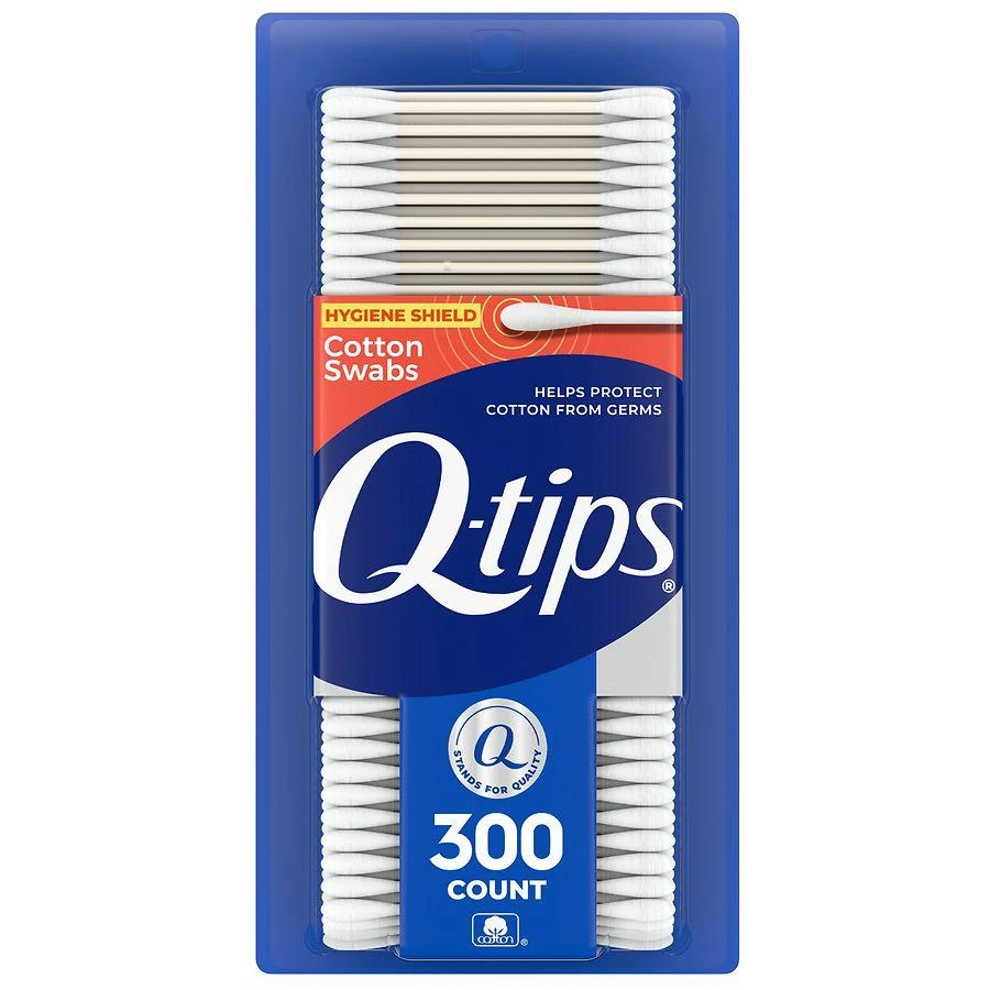 商品Q-tips|Cotton Swabs, Hygiene Shield, For First Aid, Beauty and Baby,价格¥26,第1张图片