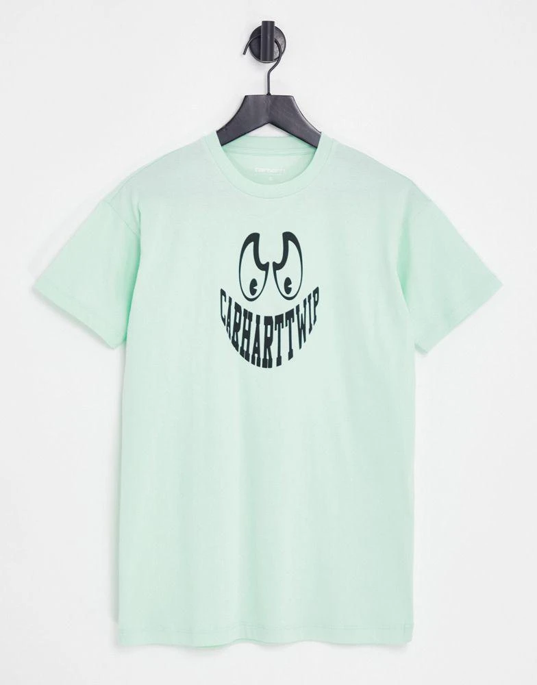 商品Carhartt|Carhartt WIP grin logo t-shirt in mint,价格¥168,第1张图片