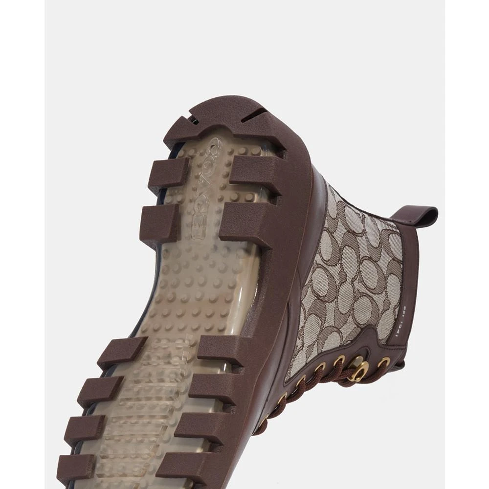 商品Coach|Men's CitySole Leather and Signature Jacquard Boot,价格¥1621,第4张图片详细描述