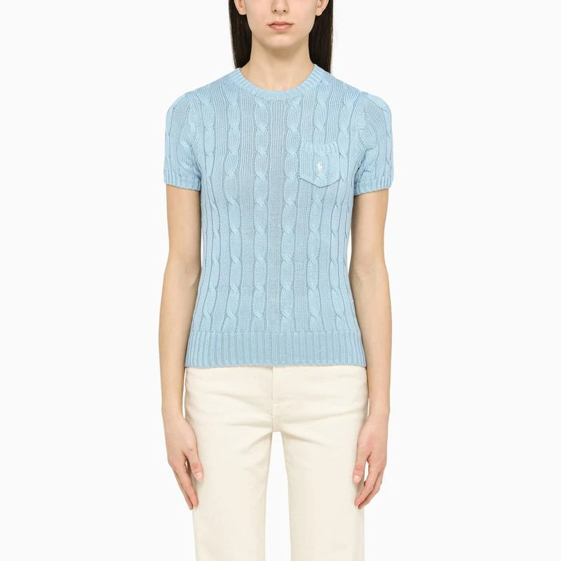 商品Ralph Lauren|Blue top in knit,价格¥1185,第1张图片