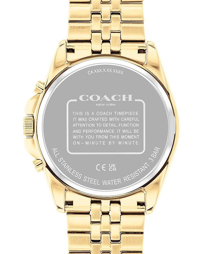 商品Coach|Greyson Chronograph, 43mm,价格¥2440,第4张图片详细描述