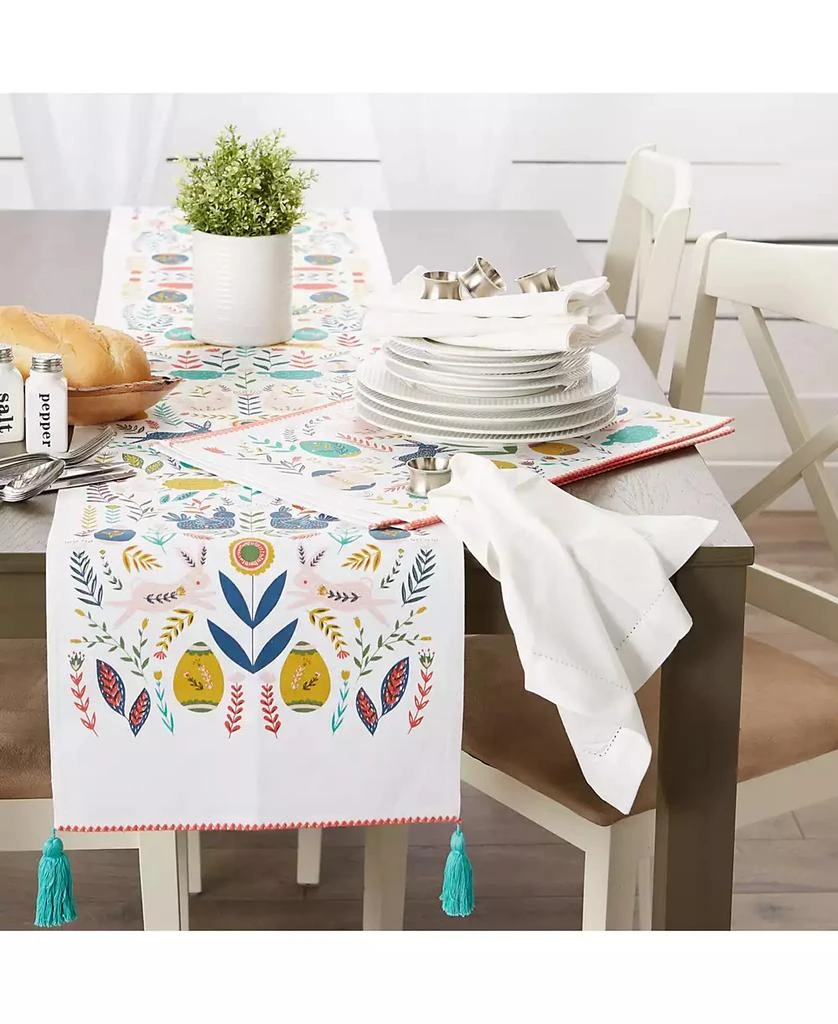 Easter Garden Embellished Table Runner, 14" x 108" 商品