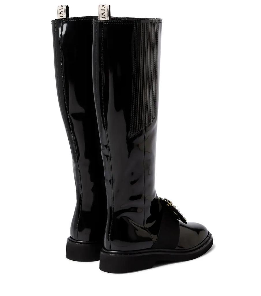 商品Roger Vivier|Viv' Rangers leather knee-high boots,价格¥16694,第5张图片详细描述