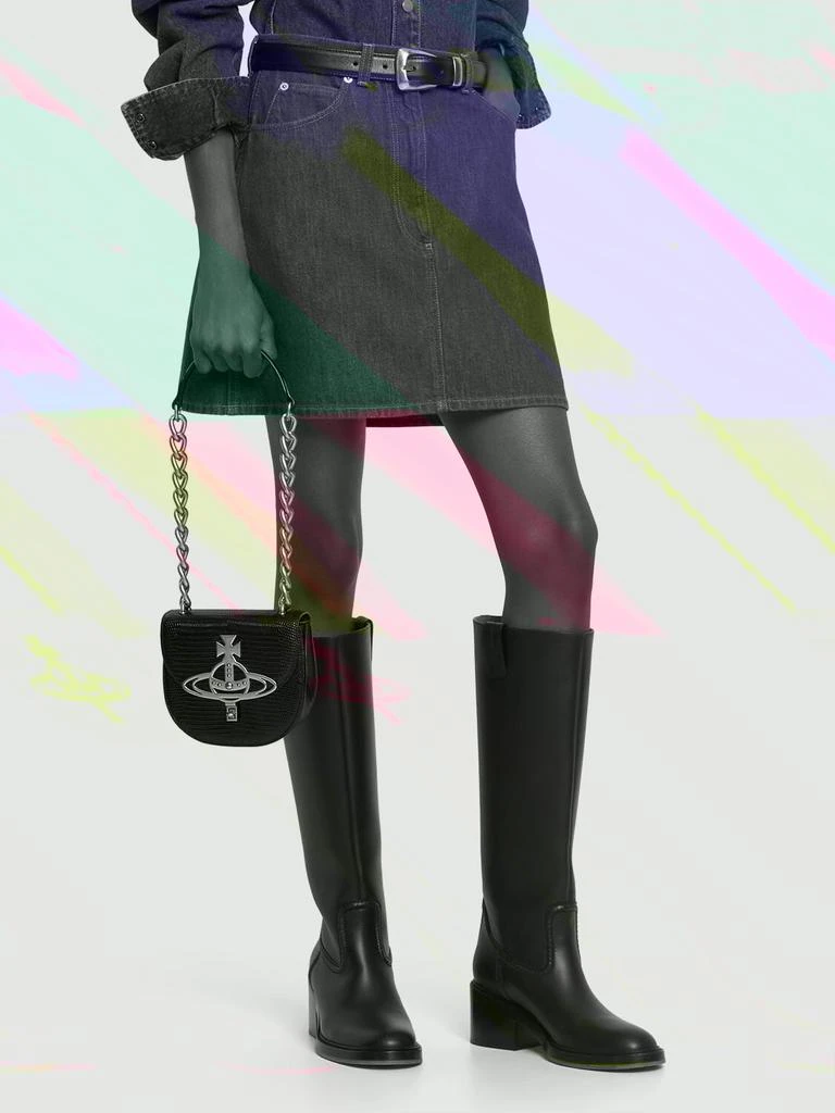 商品Vivienne Westwood|Sofia Saddle Leather Shoulder Bag,价格¥4984,第2张图�片详细描述