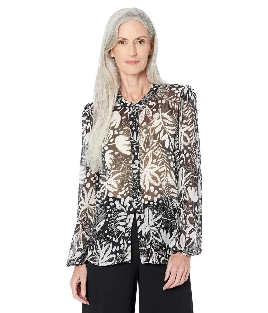 商品Milly|Glora Painted Tiger Lily Top,价格¥972,第1张图片