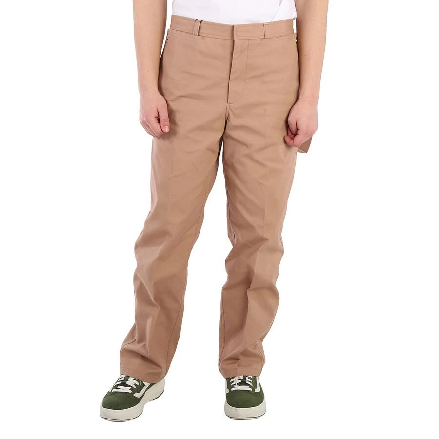 商品Burberry|Men's Strap Detail Cotton Trousers,价格¥755,第1张图片