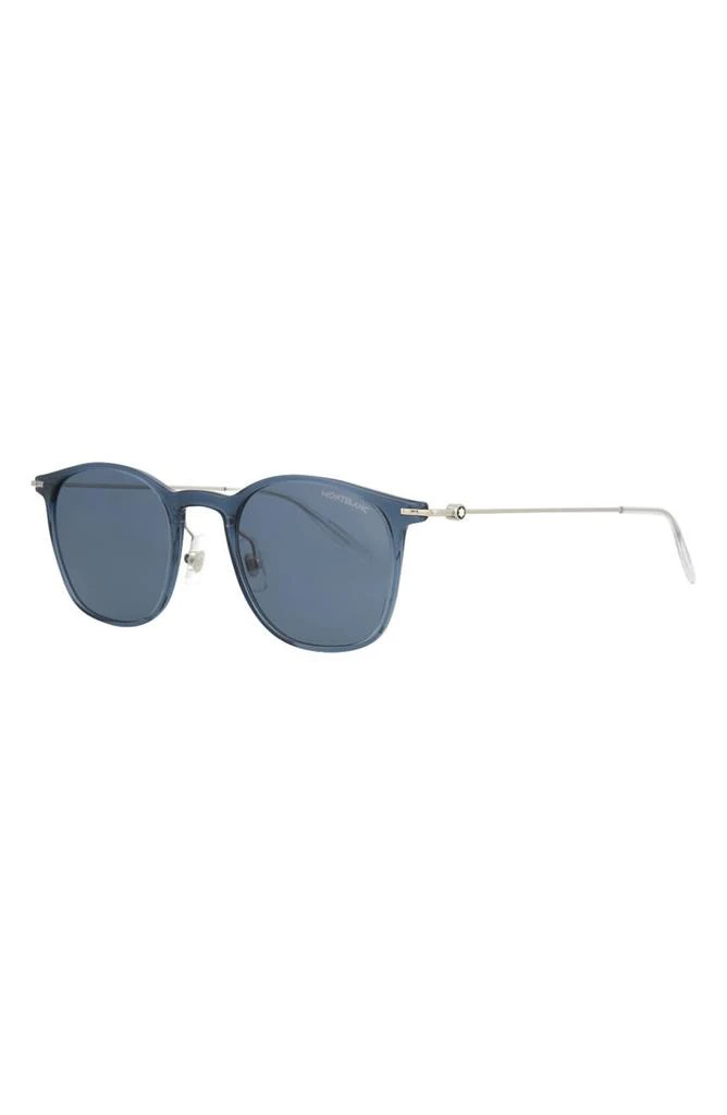 商品MontBlanc|49mm Square Core Sunglasses,价格¥1143,第2张图片详细描述