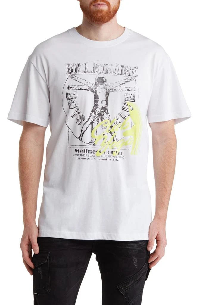 商品Billionaire Boys Club|Wellness Yoga Graphic T-Shirt,价格¥327,第1张图片