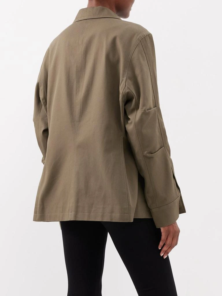 商品Totême|Cargo-pocket cotton-canvas jacket,价格¥3124,第5张图片详细描述