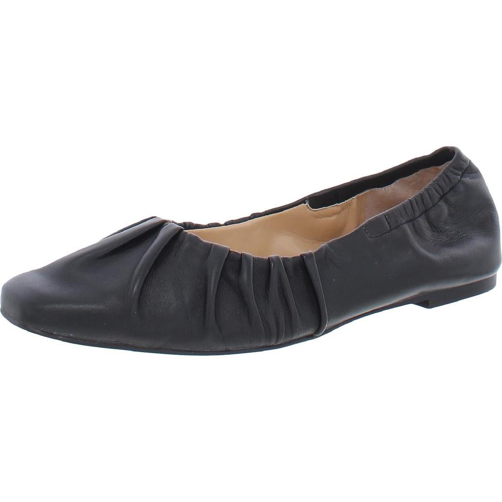 Ophia Womens Leather Slip-On Ballet Flats商品第6张图片规格展示