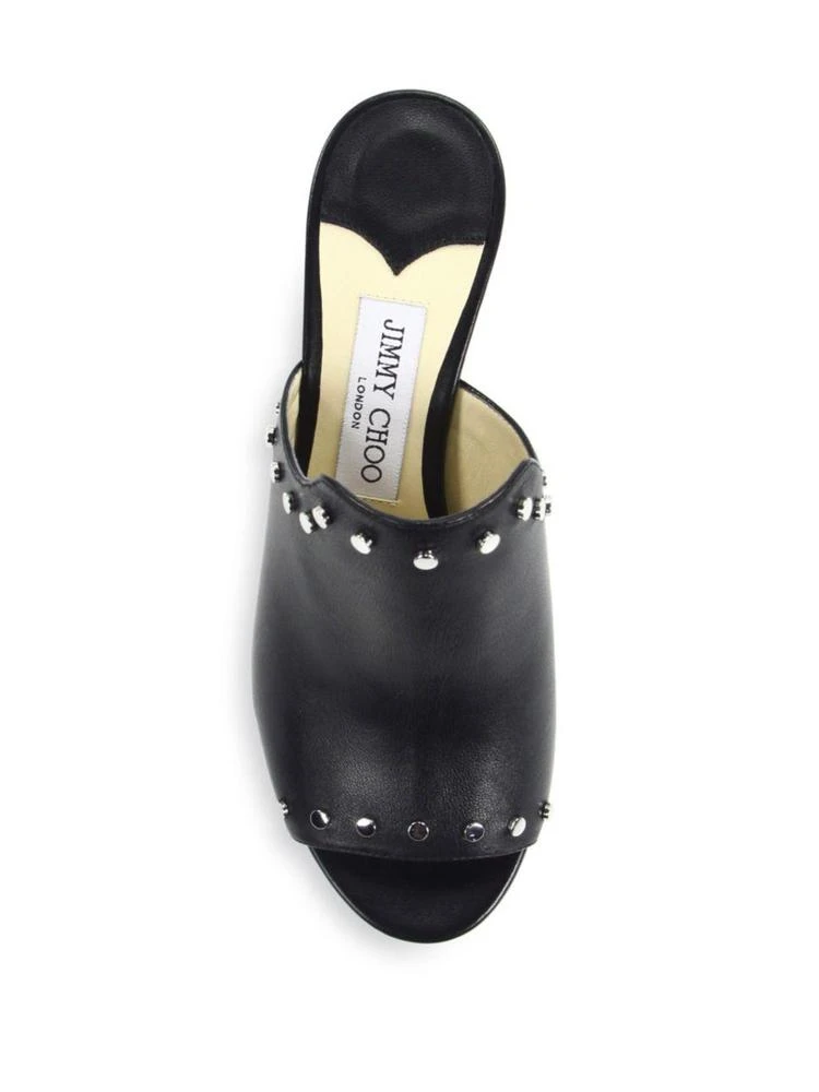 商品Jimmy Choo|Myla 65 Studded Leather Mules,价格¥2248,第4张图片详细描述