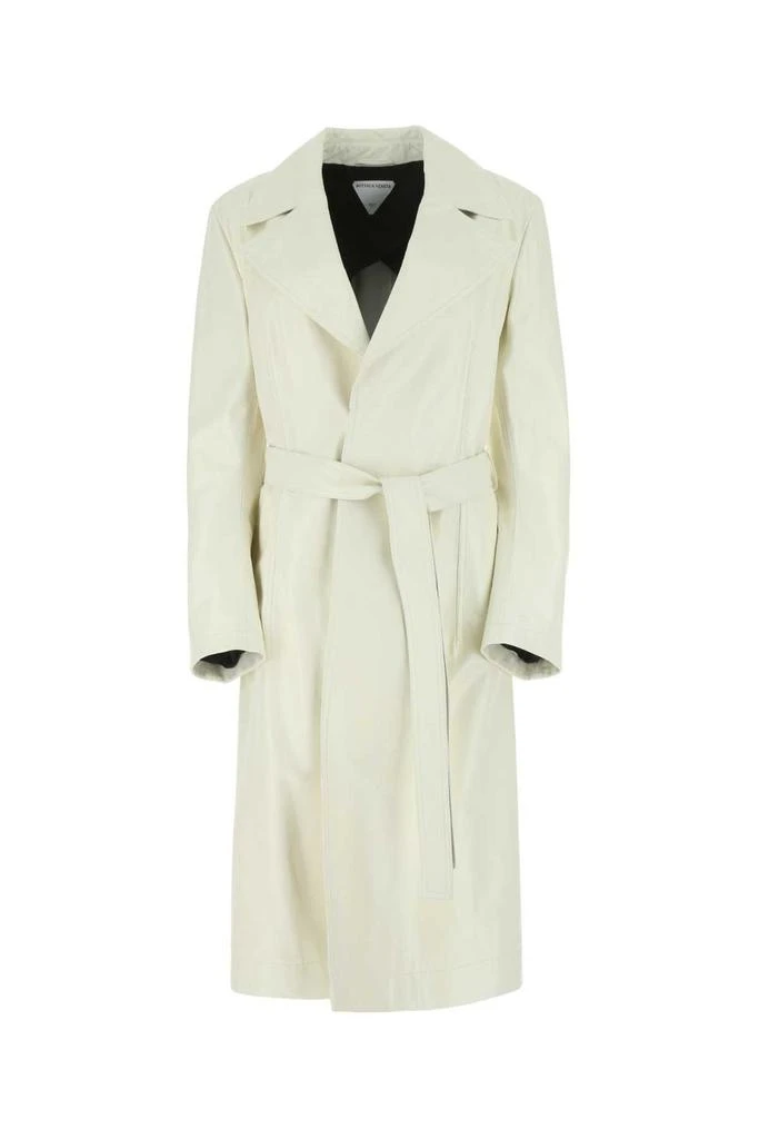 商品Bottega Veneta|Bottega Veneta Shiny Leather Coat,价格¥18153,第1张图片