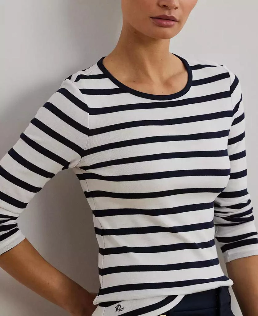 商品Ralph Lauren|Long-Sleeve Stretch T-Shirt,价格¥449,第3张图片详细描述
