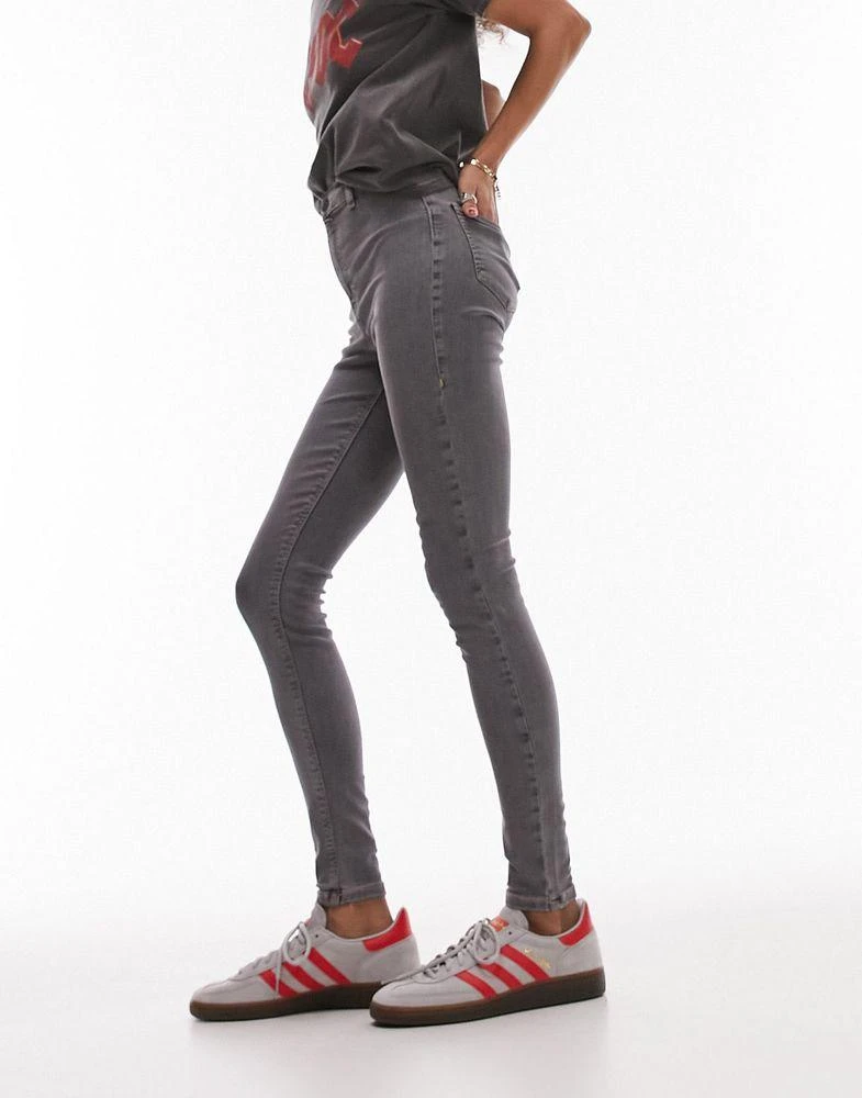 商品Topshop|Topshop Joni jeans in grey,价格¥386,第5张图片详细描述