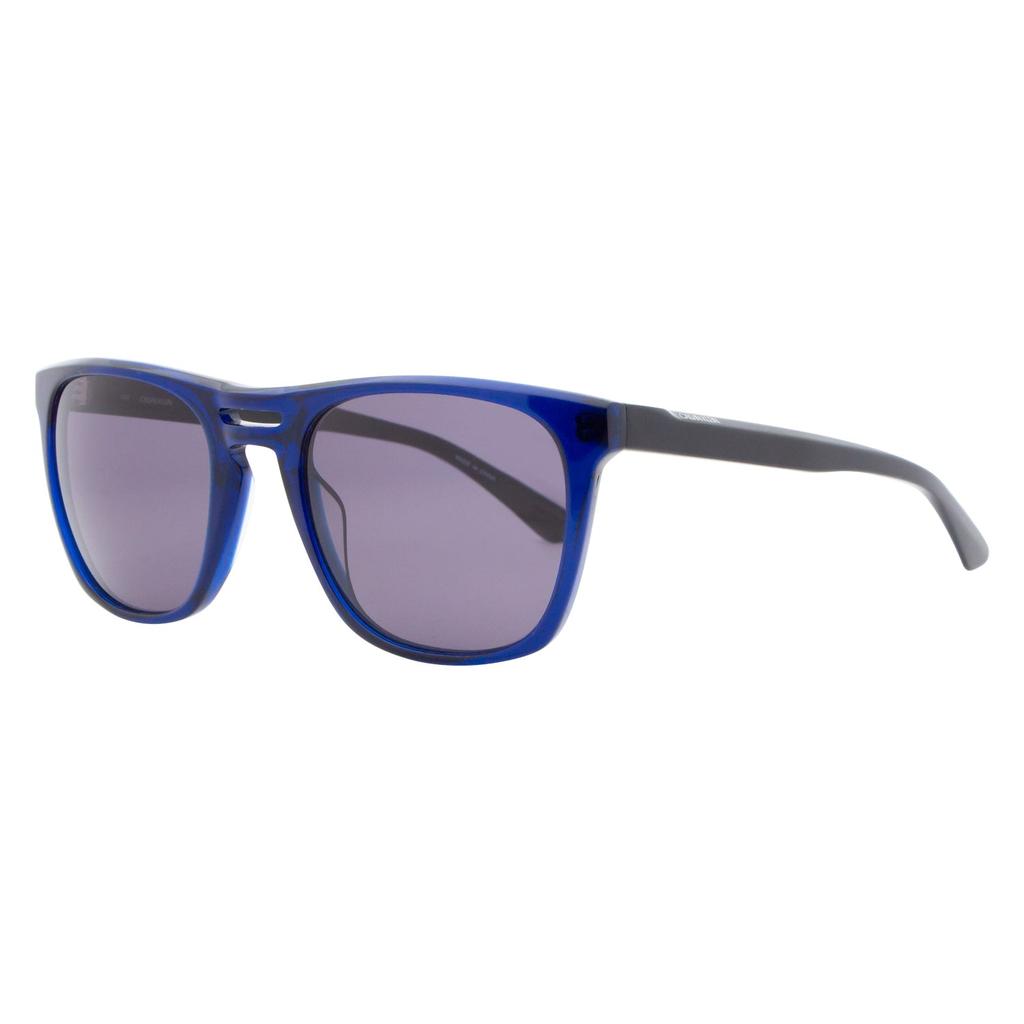 Calvin Klein Square Sunglasses CK20542S 405 Shiny Blue 54mm 2054商品第1张图片规格展示