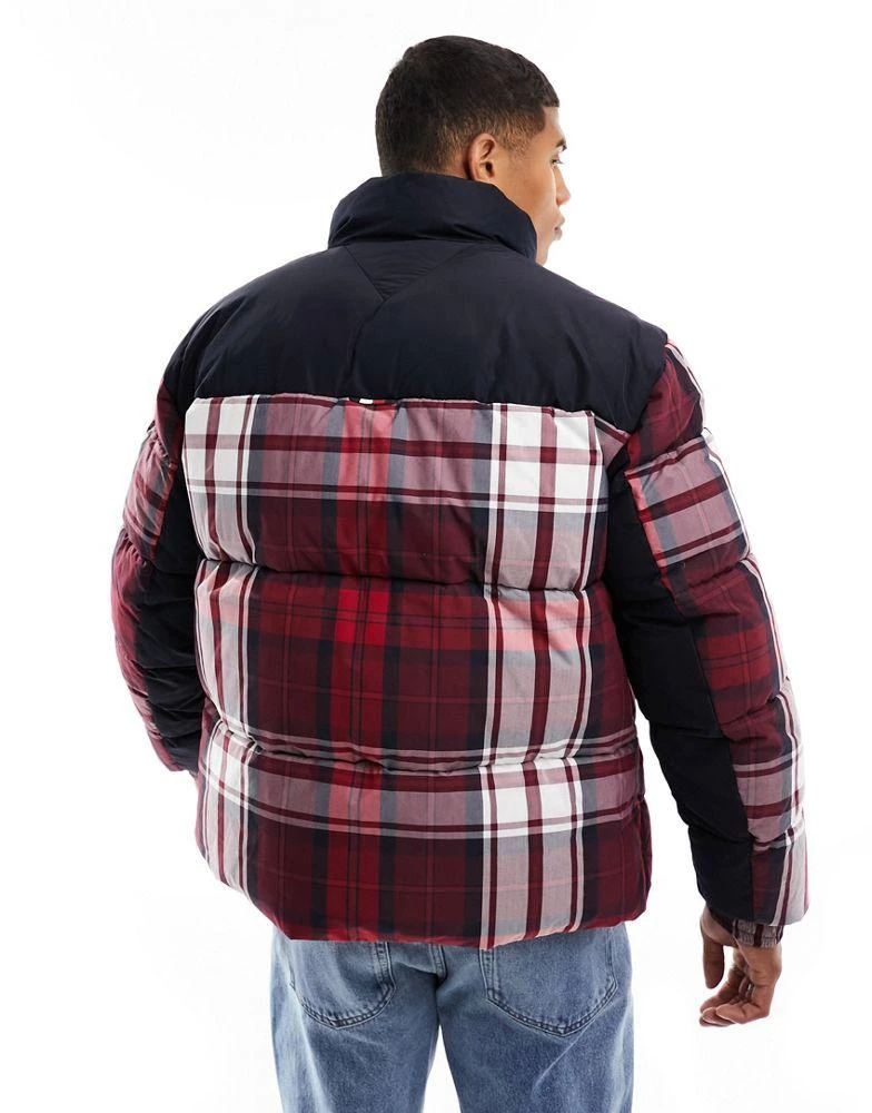 商品Tommy Hilfiger|Tommy Hilfiger new york check puffer jacket in check,价格¥2336,第4张图片详细描述