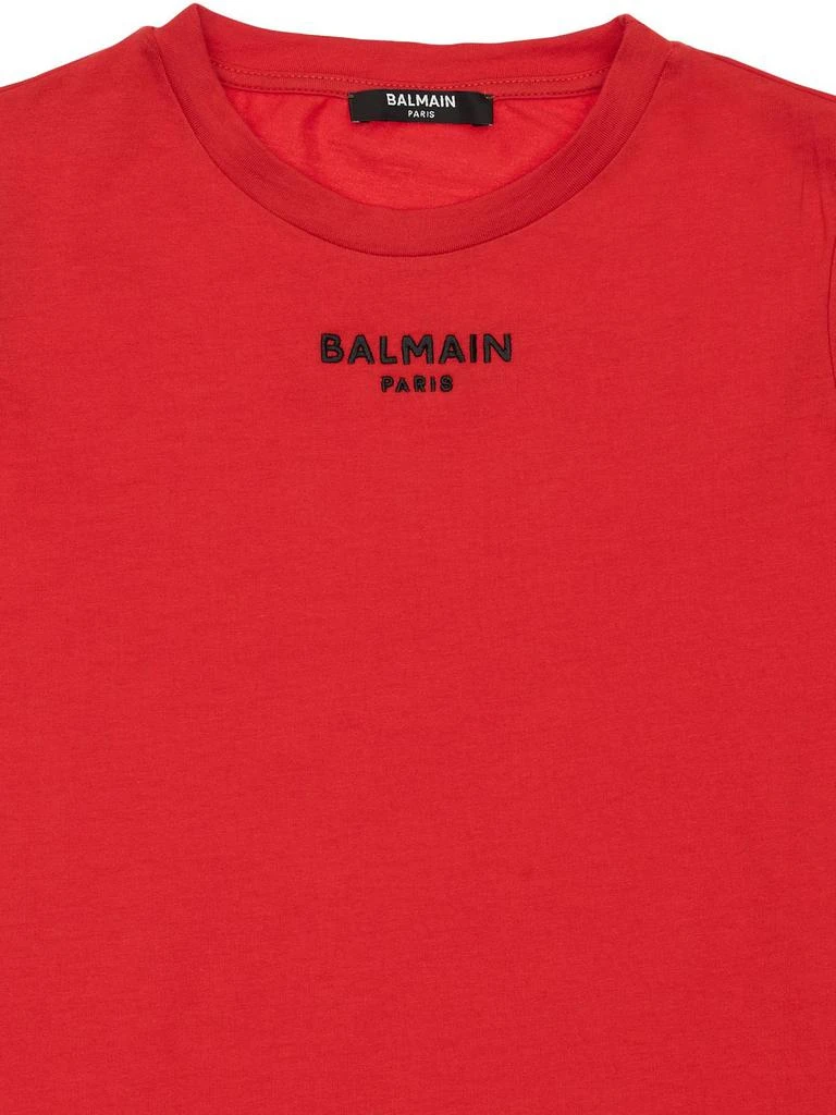 商品Balmain|Logo Print Cotton Jersey T-shirt,价格¥902,第1张图片详细描述