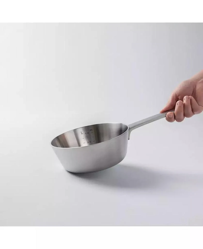 商品BergHOFF|Ron 7" 18/10 Stainless Steel 5-Ply Conical Sauce Pan,价格¥1037,第3张图片详细描述