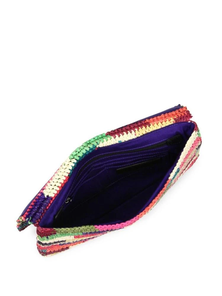 商品Rebecca Minkoff|Multicolor Straw Clutch,价格¥754,第2张图片详细描述