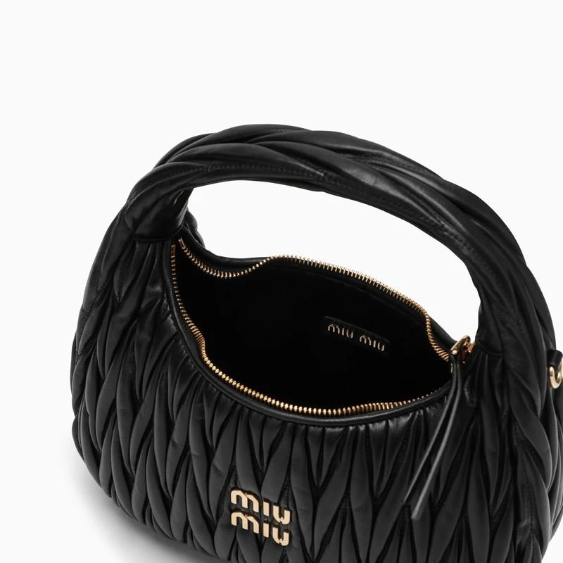 Miu Wander black matelassé bag 商品