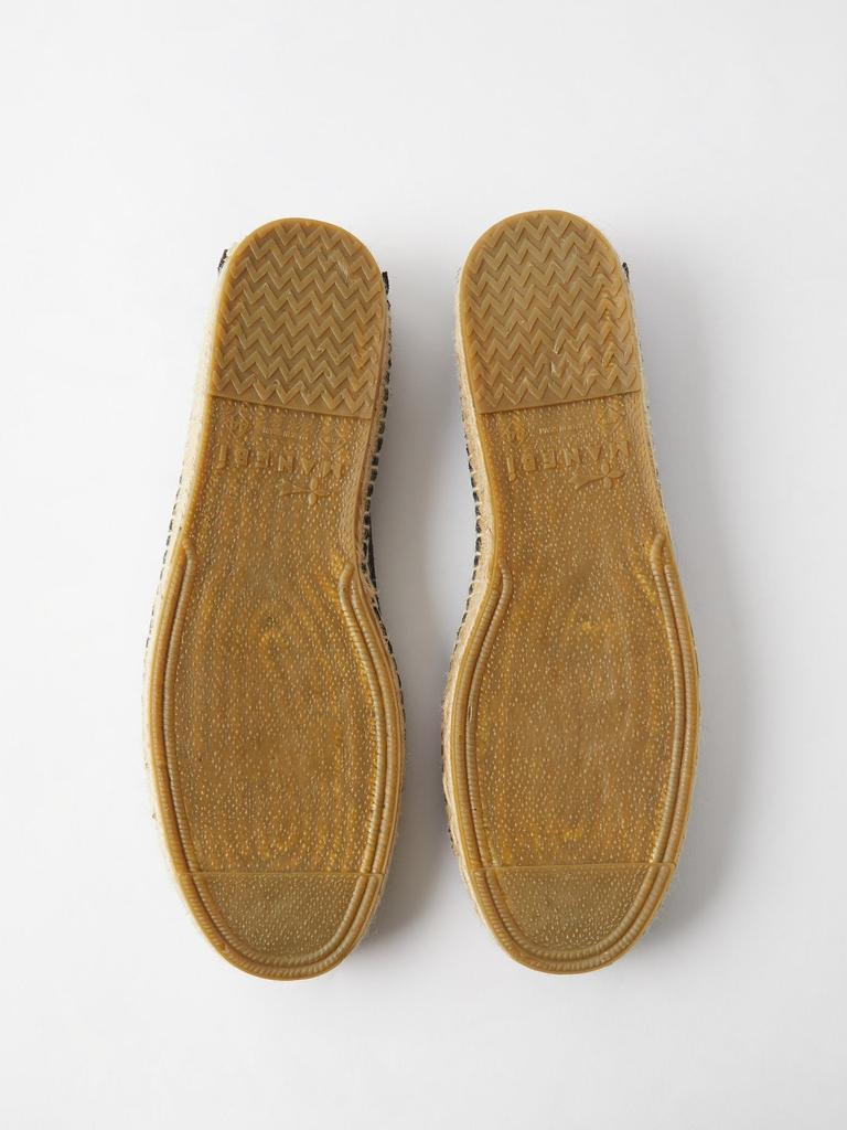 商品MANEBÍ|Logo-debossed suede espadrille loafers,价格¥937,第6张图片详细描述