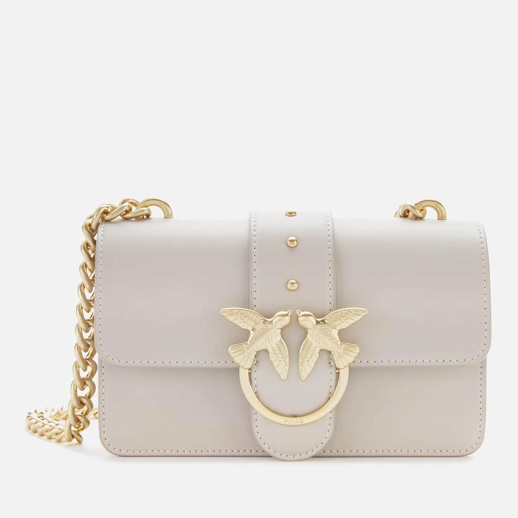 商品PINKO|Pinko Women's Mini Love Simply 4 Catena Bag - Peyote Beige,价格¥1410,第1张图片