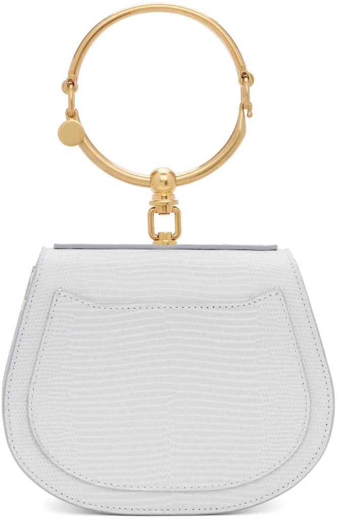 商品Chloé|Grey Lizard Small Nile Bracelet Bag,价格¥8844,第4张图片详细描述