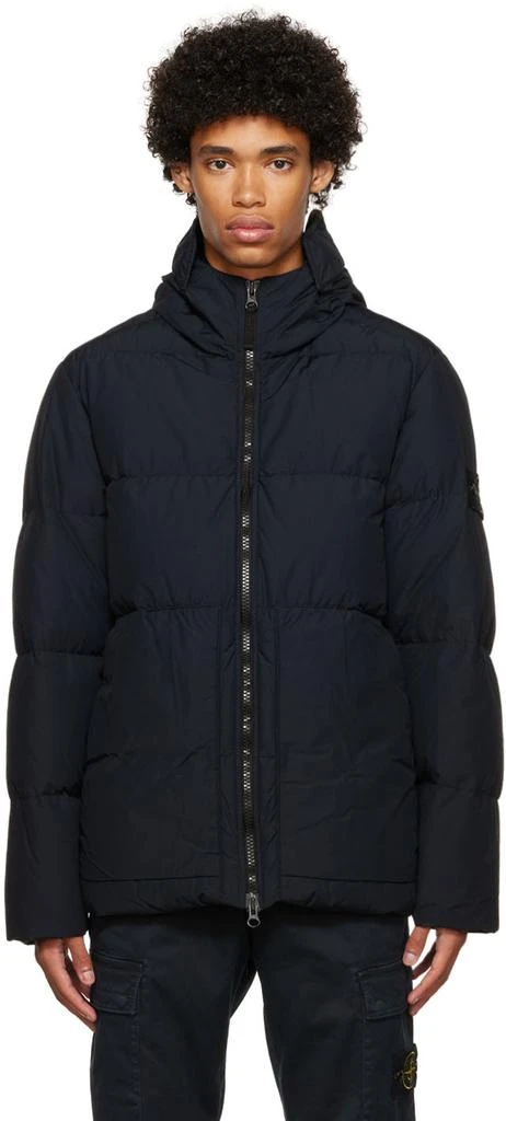商品Stone Island|Navy Naslan Down Jacket,价格¥3863,第1张图片