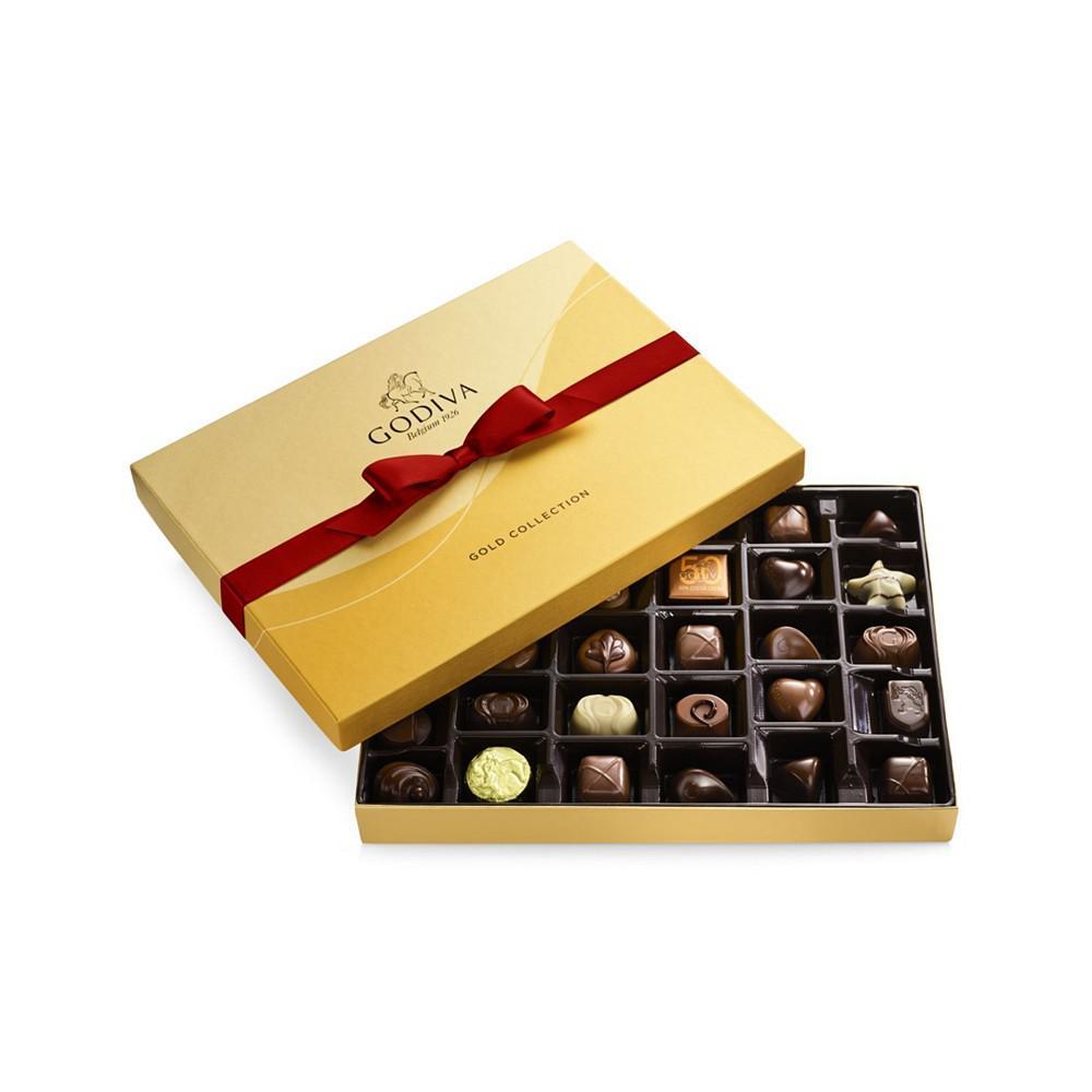 商品Godiva|情人节金装巧克力礼盒，36片,价格¥439,第4张图片详细描述