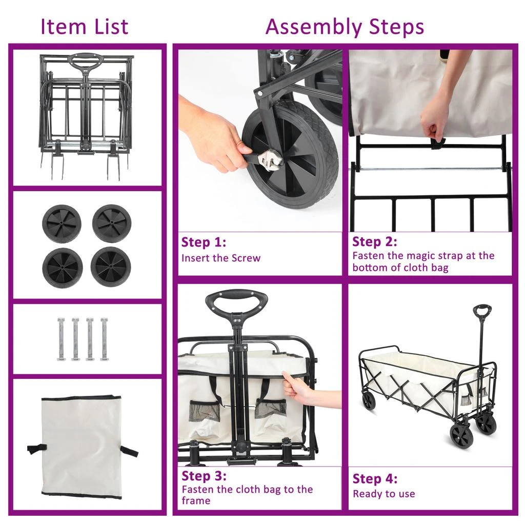 Extended Folding Utility Wagon 商品