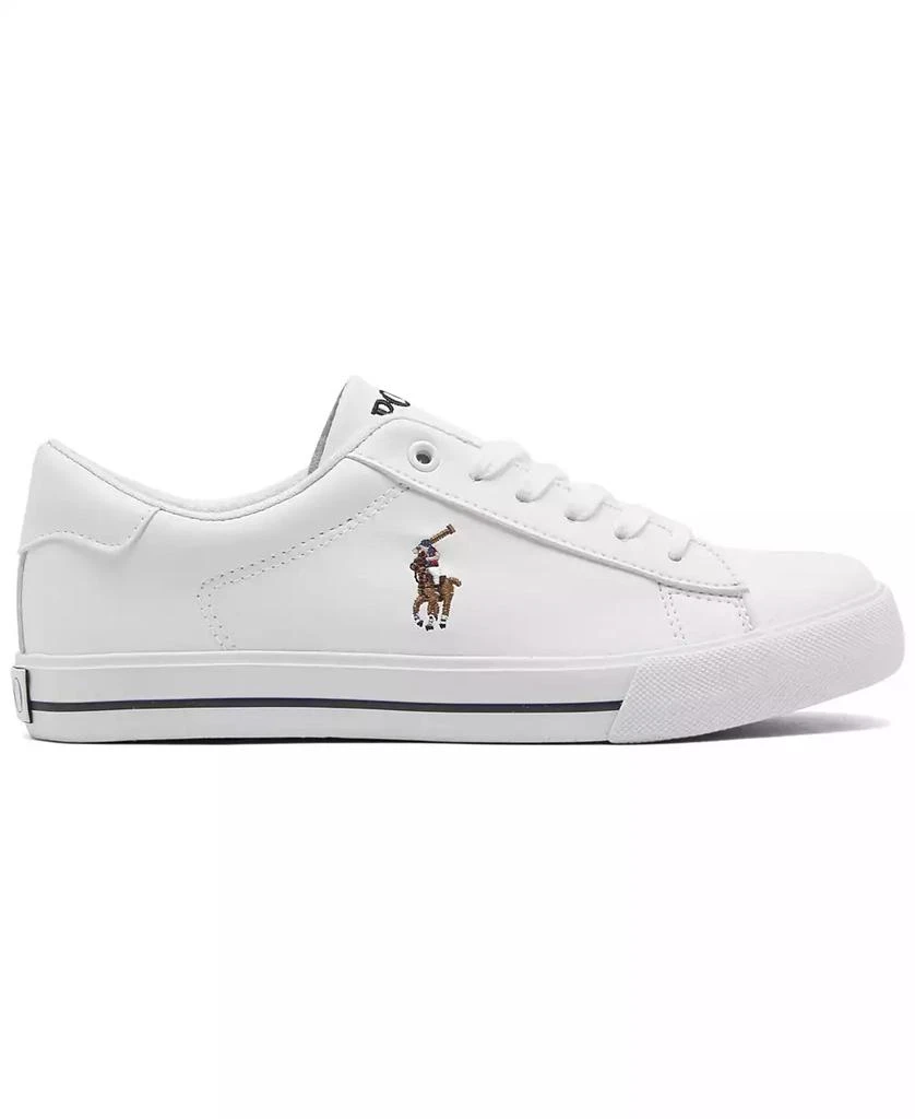 商品Ralph Lauren|Big Boys Easten II Casual Sneakers from Finish Line,价格¥386,第2张图片详细描述