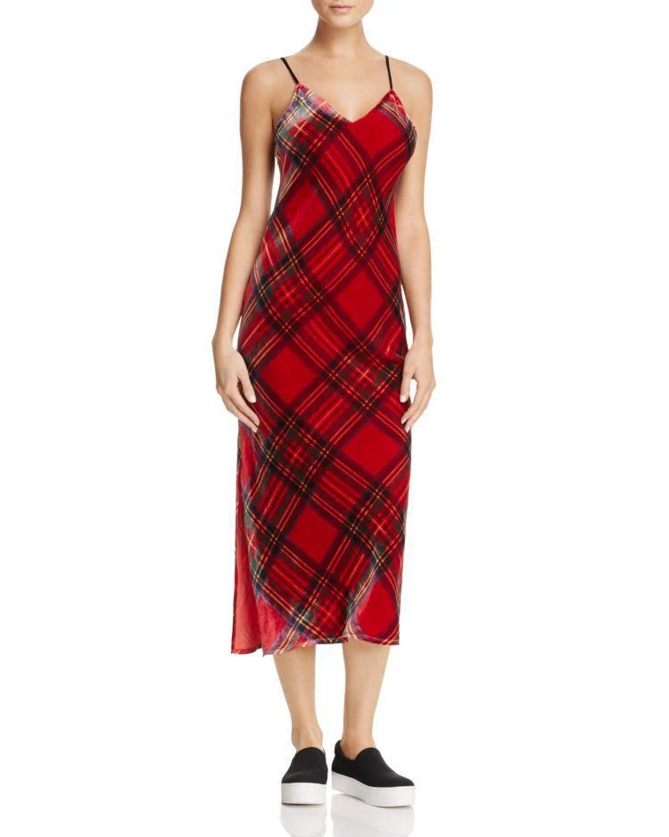 商品The Kooples|Circus Crushed Velvet Slip Dress - 100% Exclusive,价格¥817,第1张图片