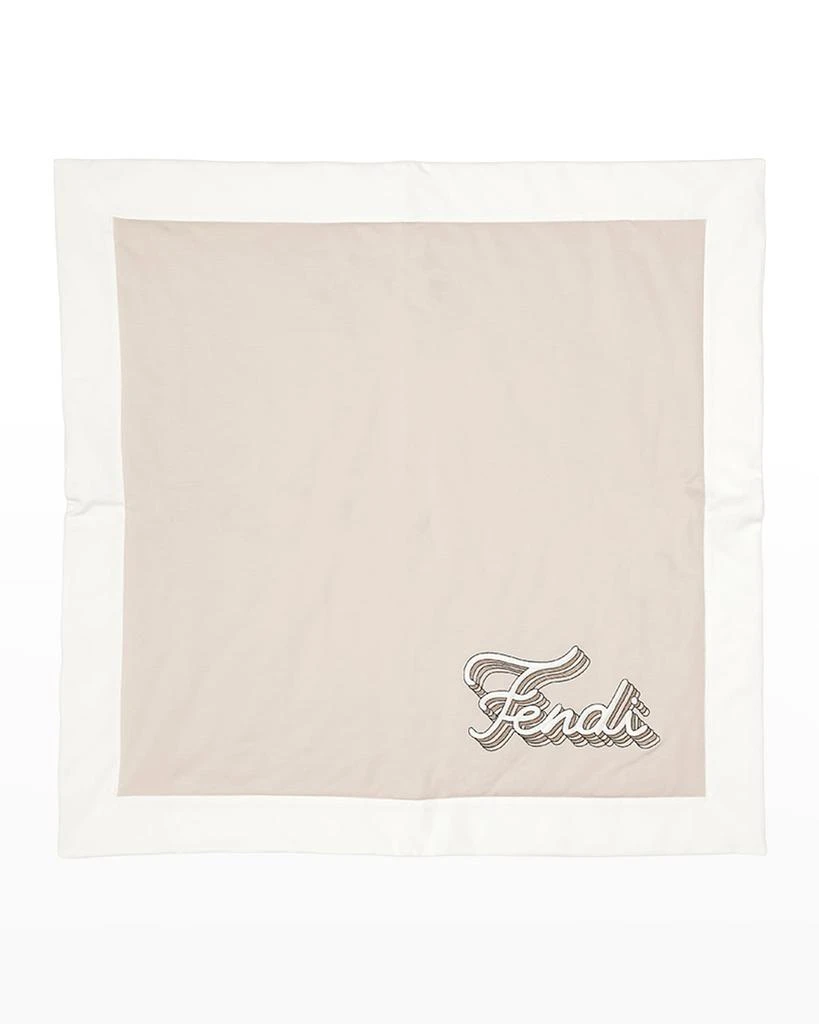 商品Fendi|Kid's Embroidered Baby Blanket,价格¥1514,第1张图片