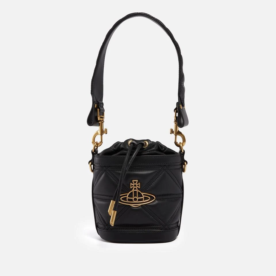 商品Vivienne Westwood|Vivienne Westwood Kitty Small Leather Bucket Bag,价格¥4635,第1张图片