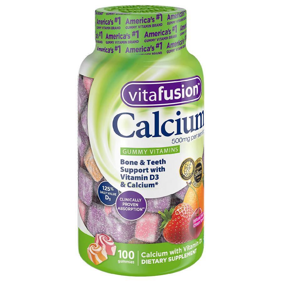 Calcium Supplement  Gummy Vitamins Fruit & Cream商品第5张图片规格展示