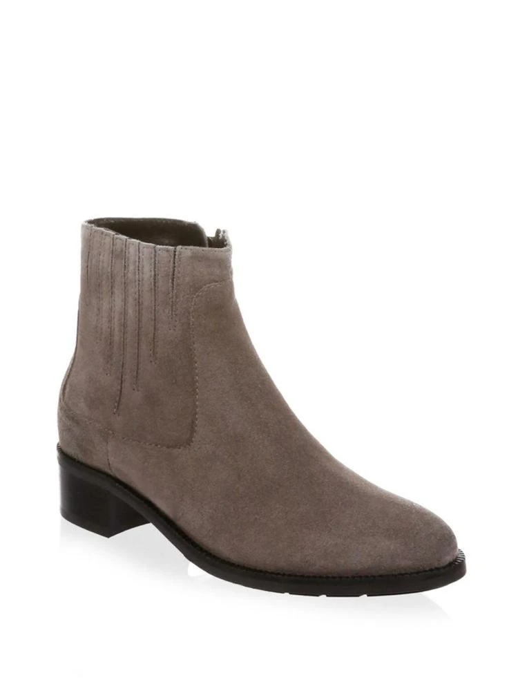 商品Aquatalia|Suede Round Toe Booties,价格¥1485,第1张图片