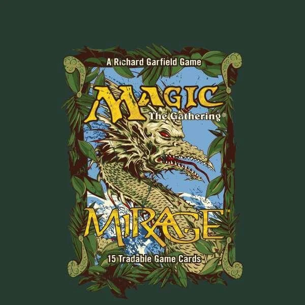 商品Original Hero|Magic: the Gathering Mirage Unisex T-Shirt - Green,价格¥175,第2张图片详细描述