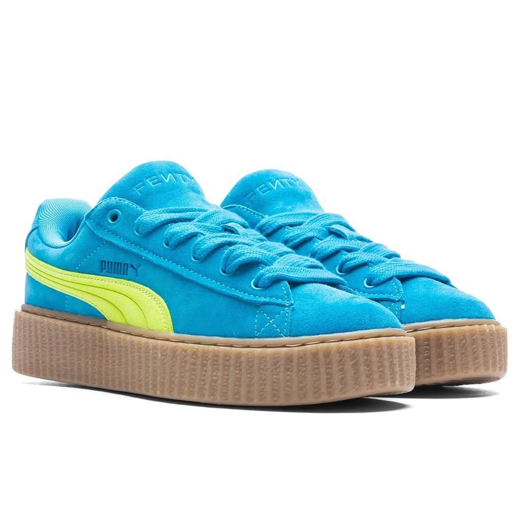 商品Puma|Puma x Fenty Women's Creeper Phatty - Speed Blue/Lime Pow/Gum,价格¥1044,第2张图片详细描述