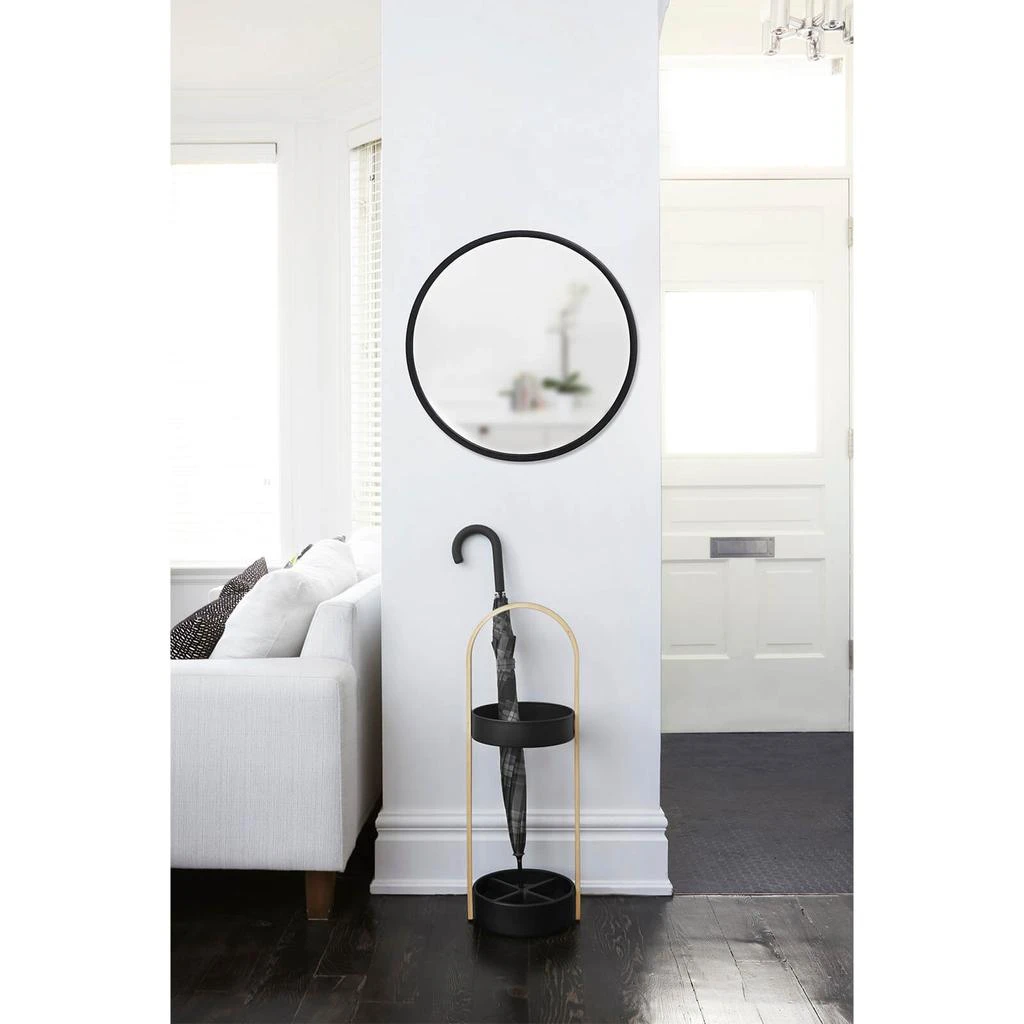 商品Umbra|Umbra Hub 61cm Mirror - Black,价格¥274,第3张图片详细描述